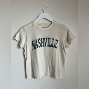 John Galt Brandy Melville Nashville Baby Tee